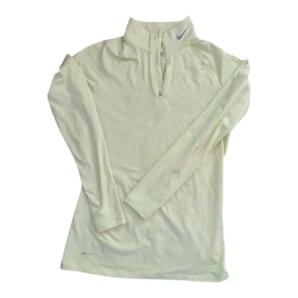 Nike Pro Combat Neon Green Pullover - Picture 5 of 5